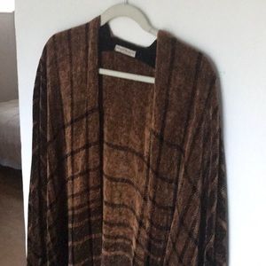 Vintage Churchill Handwoven chenille shawl